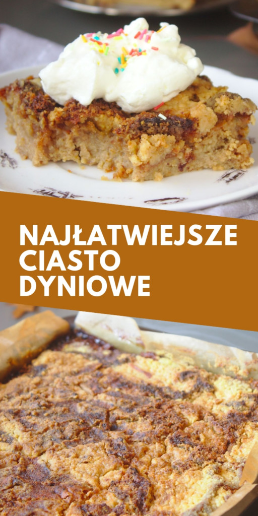 Najłatwiejsze ciasto dyniowe