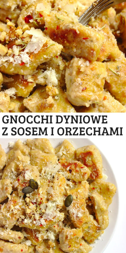 Gnocchi dyniowe z maślanym sosem, orzechami i rozmarynem czyli kopytka