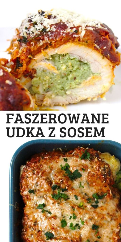 Faszerowane udka kurczaka w sosie