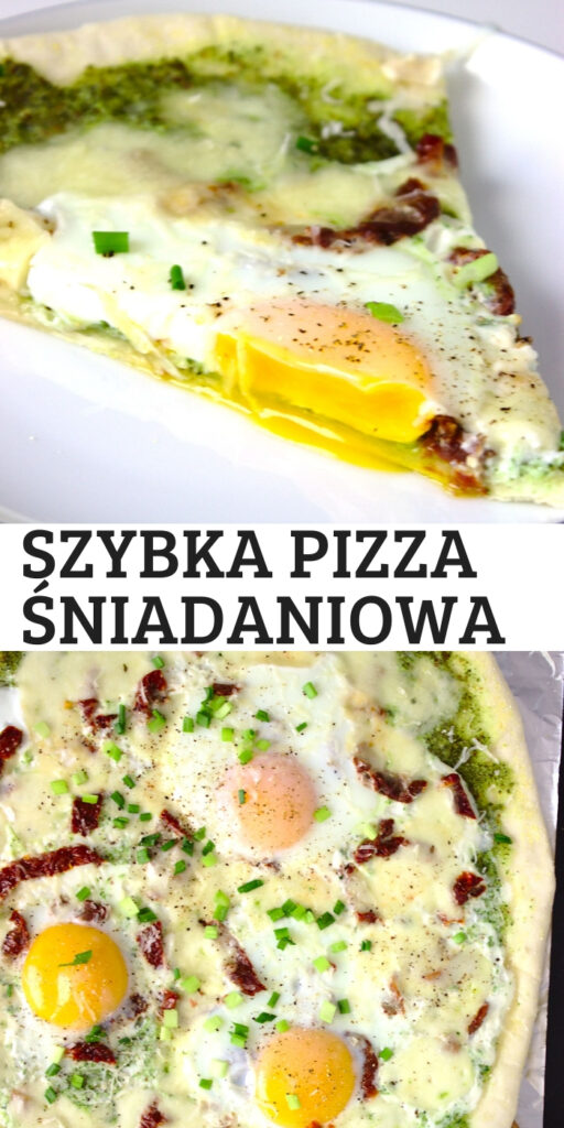 Szybka pizza śniadaniowa