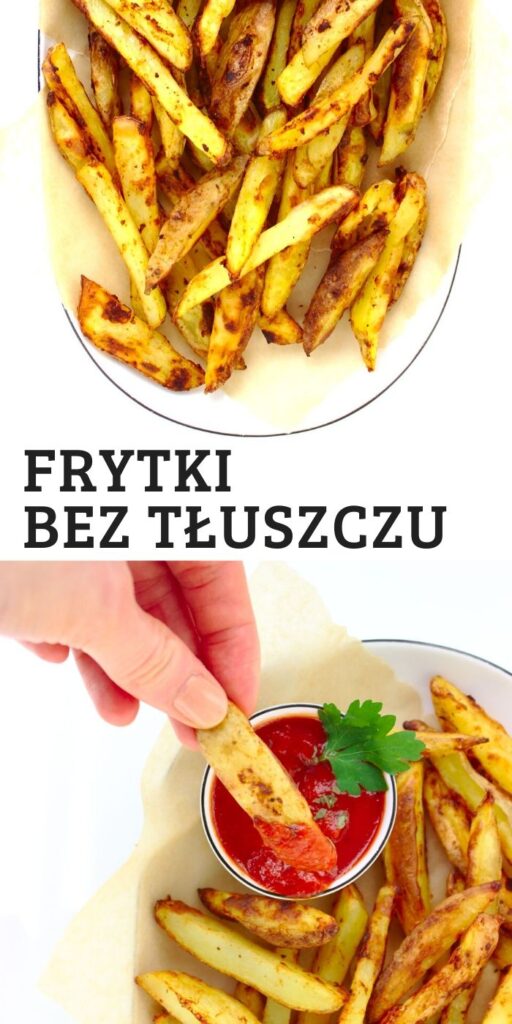 Pieczone frytki serowe bez tłuszczu