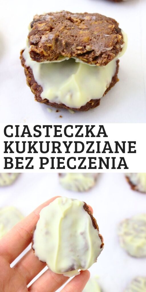 Ciasteczka kukurydziane z orzechami i twarogiem bez pieczenia